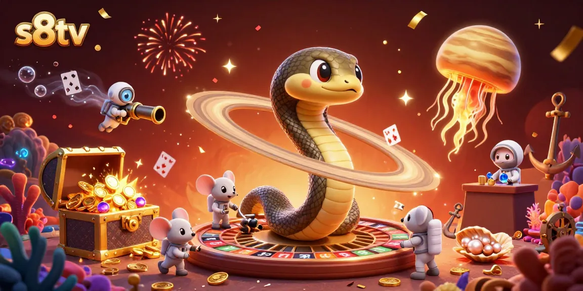 Engage in thrilling gameplay at s8tv with exciting cosmic roulette and vivid gaming elements.