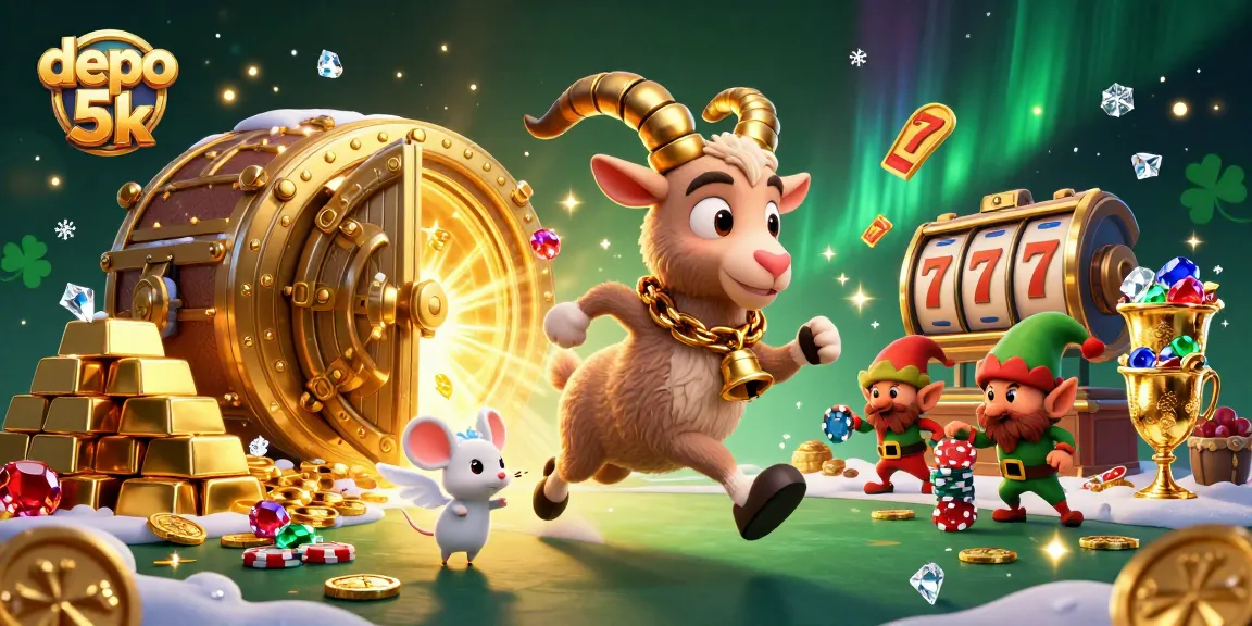 Spin the reels at depo 5k and revel in dynamic casino action filled with gold and gems.