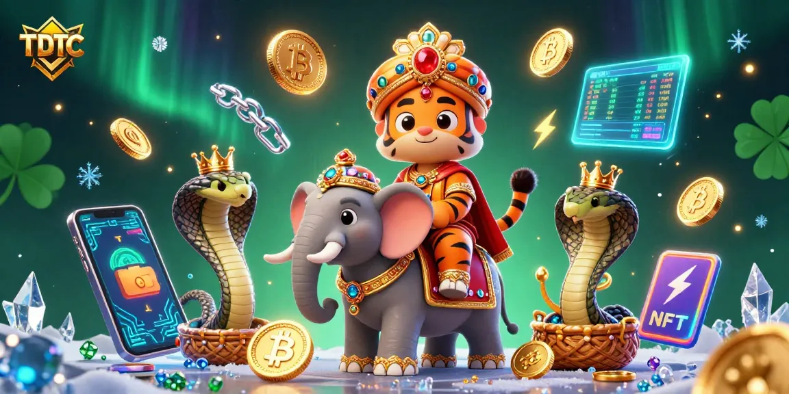 Engage with the exciting TDTC casino atmosphere illustrated by a royal parade of characters.