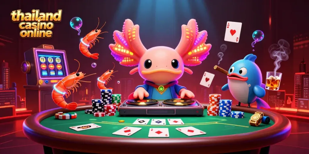 Experience the vibrant atmosphere of a thailand casino online with animated characters and engaging gameplay elements.