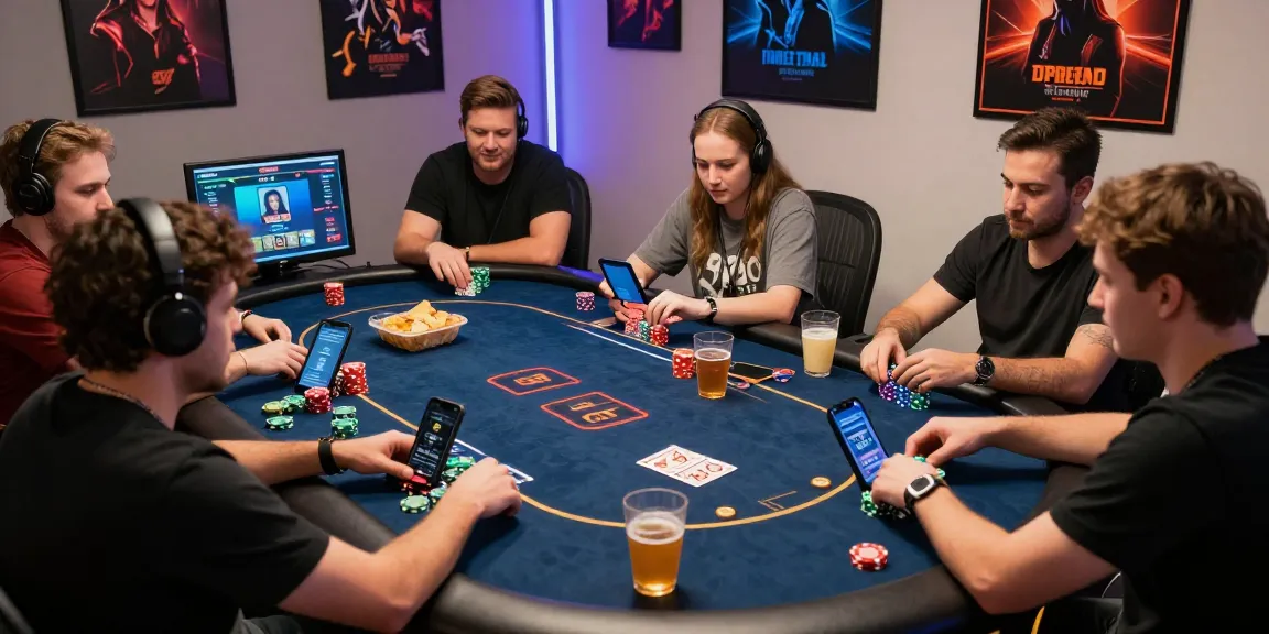 Exciting online poker gaming with diverse players at DewaPoker, showcasing action and community.