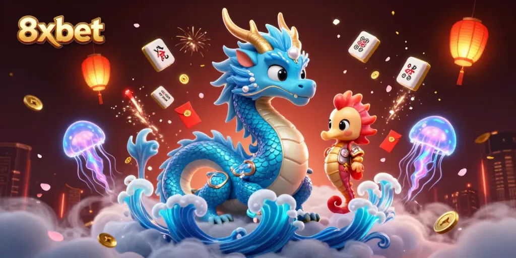 Experience thrill and excitement with 8xbet's vibrant 3D casino adventure featuring dynamic game elements.