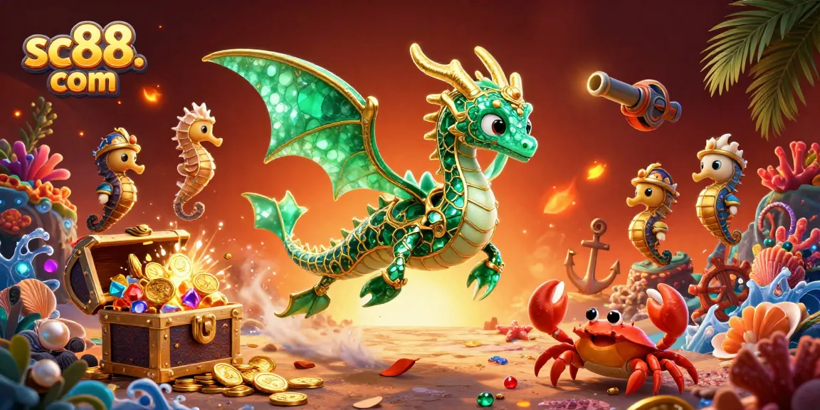 Engage in thrilling gaming adventures at sc88. com with immersive underwater elements and vibrant casino action.