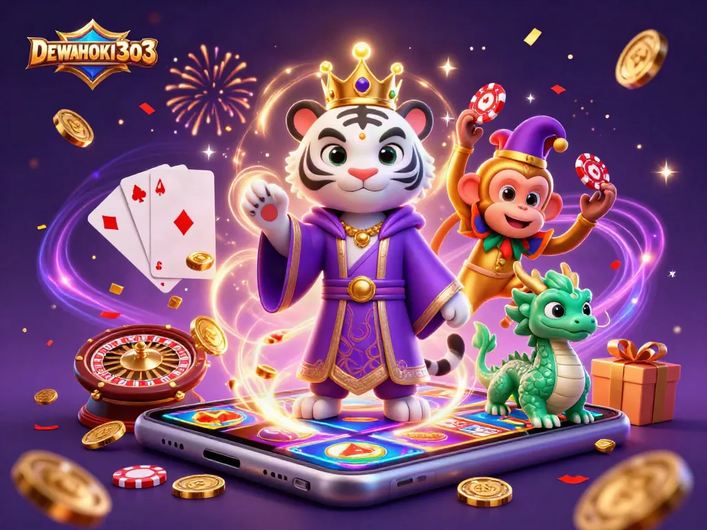DEWAHOKI303 memberikan pengalaman bermain slot online luar biasa dengan karakter menarik dan permainan yang penuh warna.