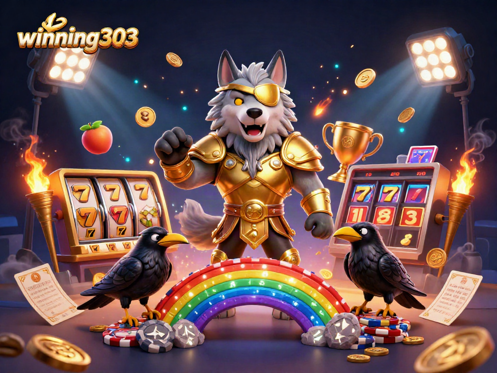 Experience winning303 with thrilling spins, glowing jackpot counters, and vibrant slot action.