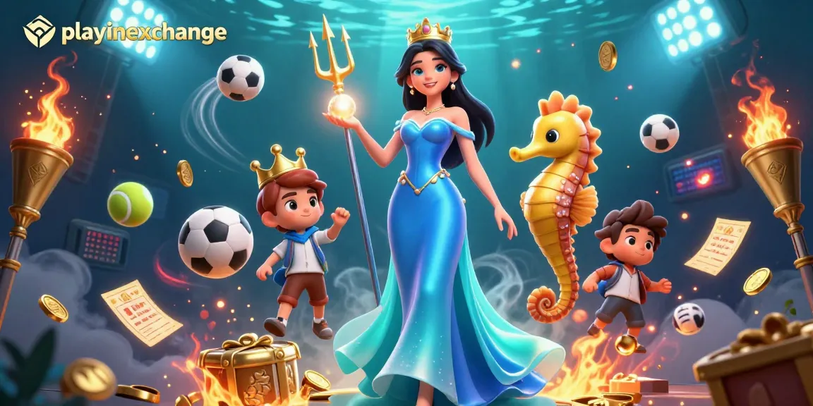 Experience thrilling gameplay at playinexchange showcasing sports elements in a vibrant underwater scene.