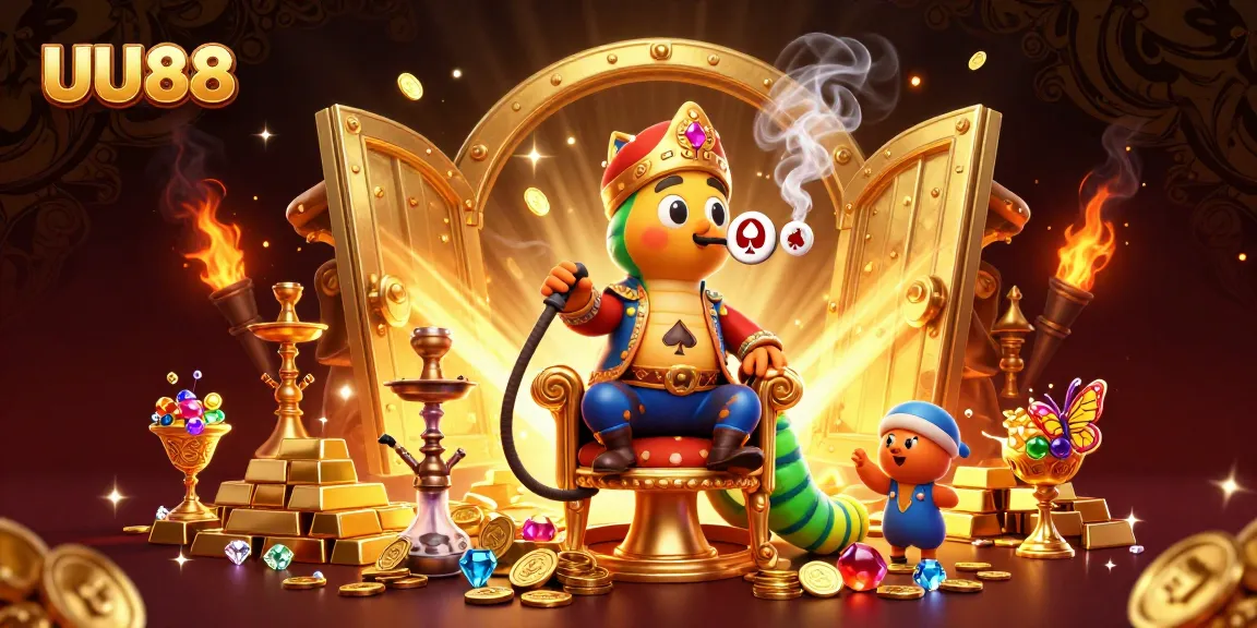 Experience thrilling gameplay at UU88 with magical casino characters and treasure-filled ambiance.