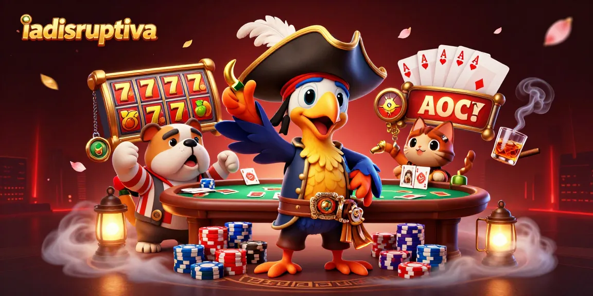 Gambarlah suasana perjudian di iadisruptiva dengan slot dan karakter yang dinamis.
