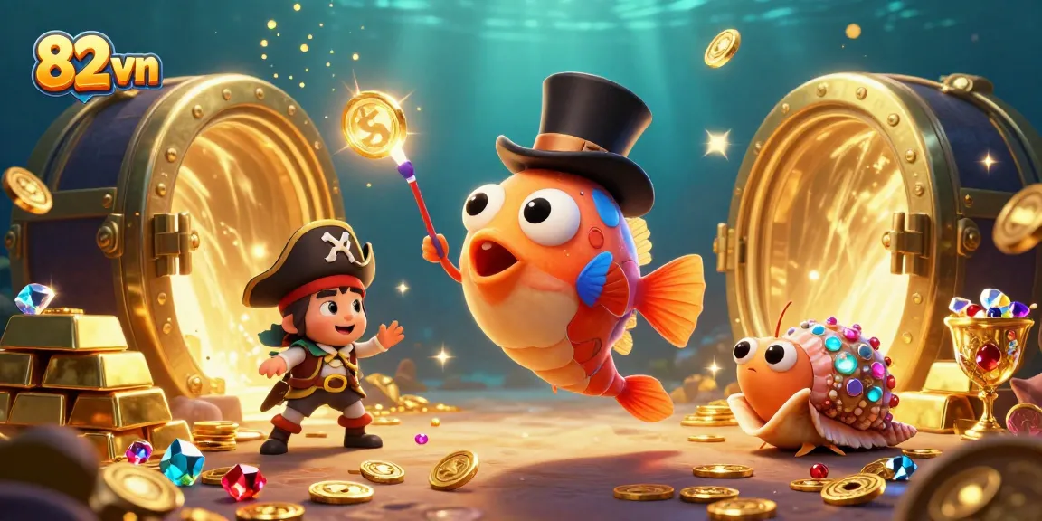Engage with the thrilling world of 82 vn as deep-sea characters overrun with golden riches set the scene for adventure.