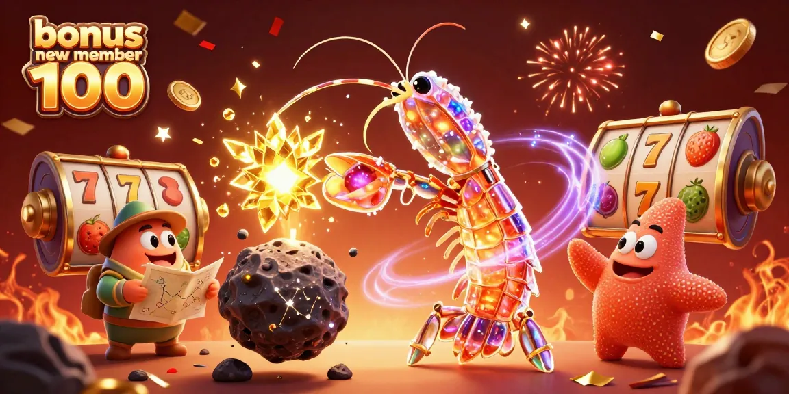 Engage with bonus new member 100 for slots, featuring winning elements and energetic characters in action.