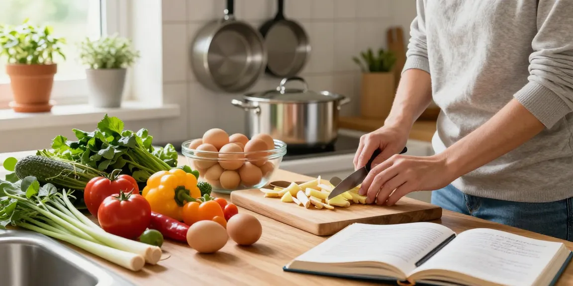 Cooking scene featuring fresh ingredients like ginger and lemongrass, promoting the benefits of nutritious meals with สล็อตเว็บตรง.